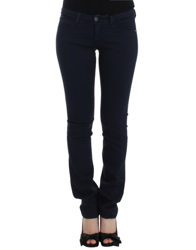 Costume National Chic Blue Straight Leg Denim Delight - Masuh best bargains 