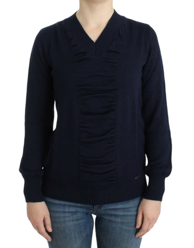 Costume National Elegant V-Neck Lightweight Sweater - Masuh best bargains 