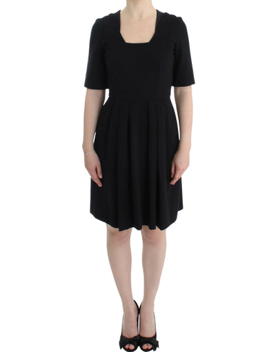 CO|TE Elegant Black Short Sleeve Venus Dress - Masuh best bargains 