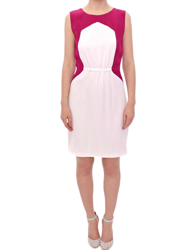 CO|TE Chic Pink & White Shift Dress - Masuh best bargains 