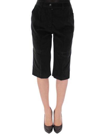 Dolce & Gabbana Elegant Designer Black Shorts - Masuh best bargains 