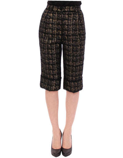 Dolce & Gabbana Elegant Designer Woven Shorts - Masuh best bargains 