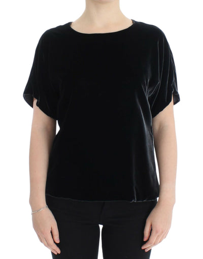 Dolce & Gabbana Enchanting Velvet Short Sleeve Top - Masuh best bargains 