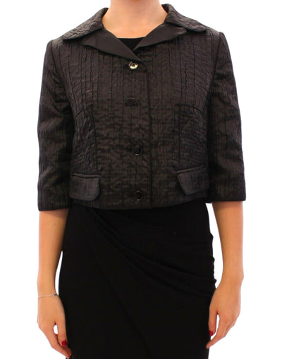 Dolce & Gabbana Elegant Black Bolero Shrug Jacket - Masuh best bargains 