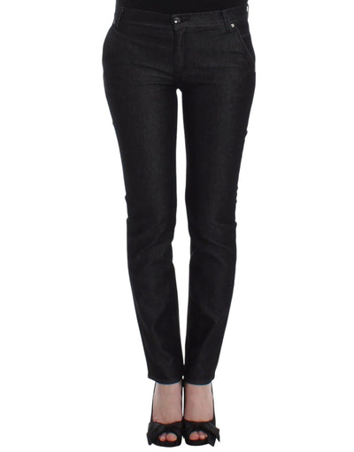 Ermanno Scervino Chic Black Skinny Jeans - Elegant & Slim Fit - Masuh best bargains 