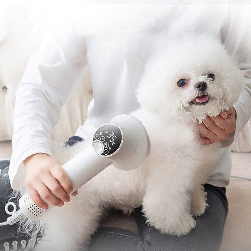 Smart Pet Hair Dryer Dog Golden Retriever Cat Grooming Hairdressing Blow & Comb - Masuh best bargains 