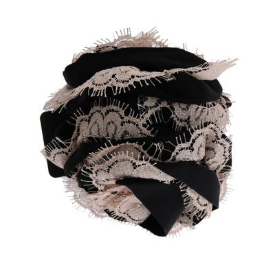 Dolce & Gabbana Elegant Floral Lace Crystal Hair Claw - Masuh best bargains 
