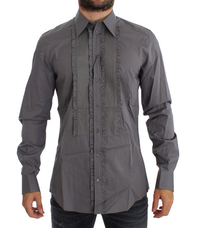 Dolce & Gabbana Elegant Slim Fit Cotton Dress Shirt - Masuh best bargains 