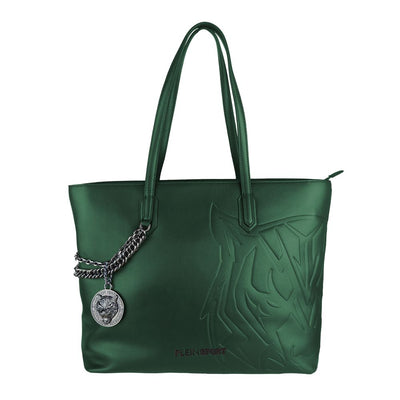 Plein Sport Green Polyethylene Women Shoulder Bag - Masuh best bargains 