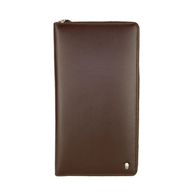 Cavalli Class Sophisticated Brown Leather Wallet - Masuh best bargains 