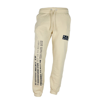 Diego Venturino Beige Cotton Men's Track Pant - Masuh best bargains 
