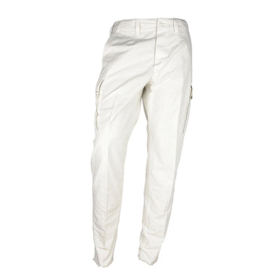 Don The Fuller White Cotton Men Trouser - Masuh best bargains 