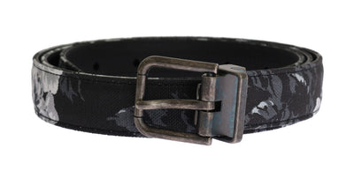 Dolce & Gabbana Elegant Floral Patterned Men's Luxury Belt - Masuh best bargains 