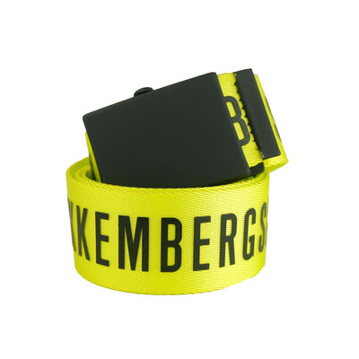 Bikkembergs Yellow Polyester Men Belt - Masuh best bargains 