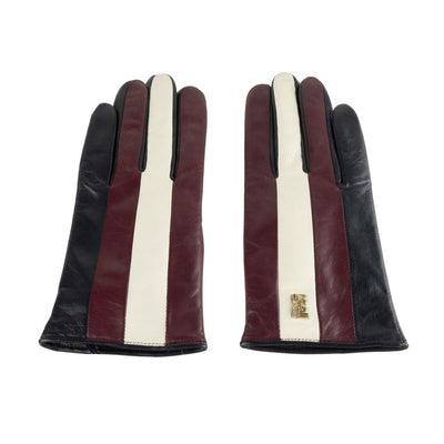 Cavalli Class Black Lambskin Women Glove - Masuh best bargains 