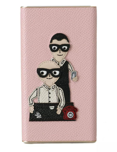 Dolce & Gabbana Chic Pink Leather Power Bank - Masuh best bargains 