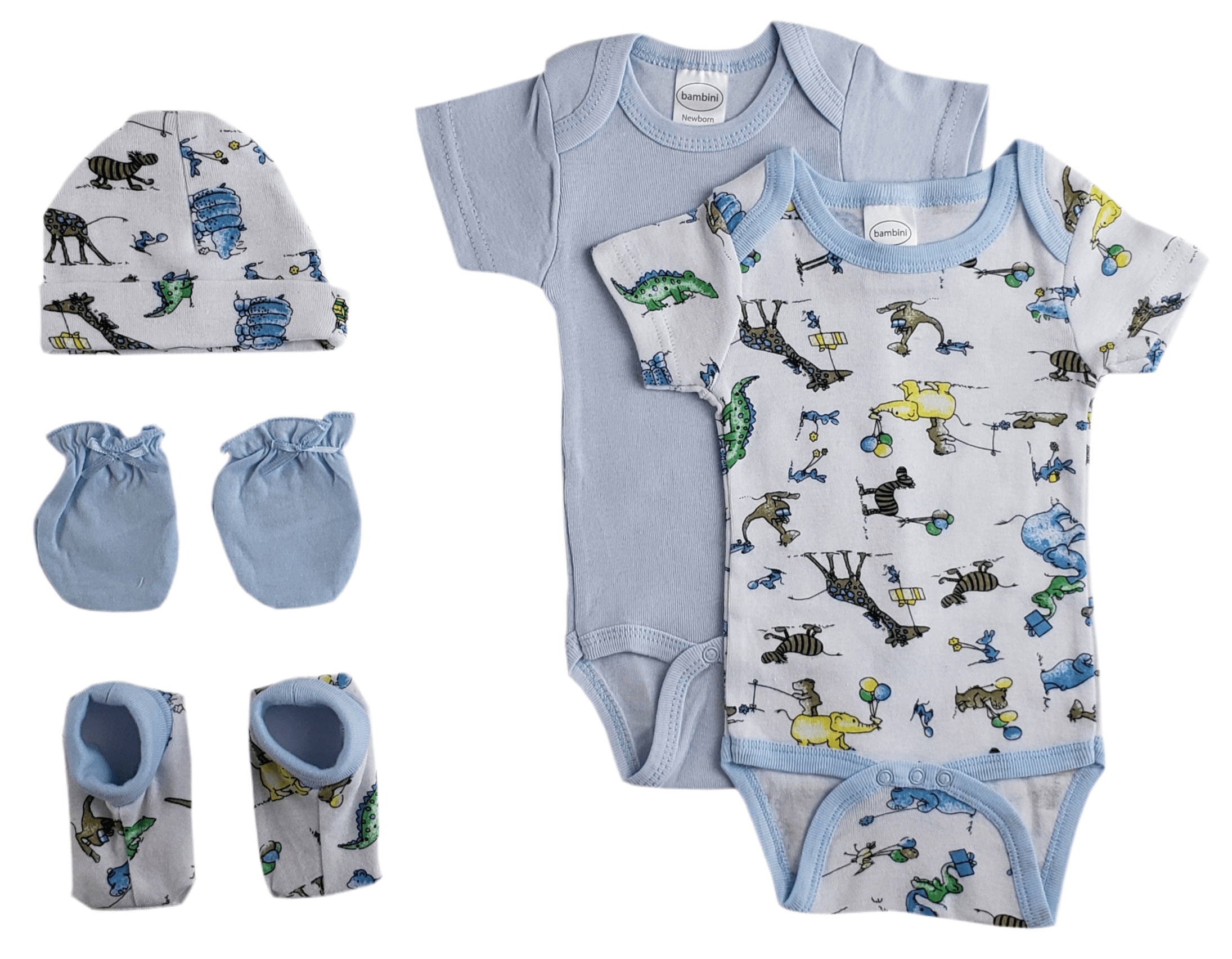 Comfortable Babies 5 Pc Layette Baby Shower Gift - Masuh best bargains 