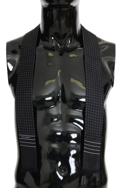 Dolce & Gabbana Elegant Silk Men's Tie Scarf Wrap - Masuh best bargains 