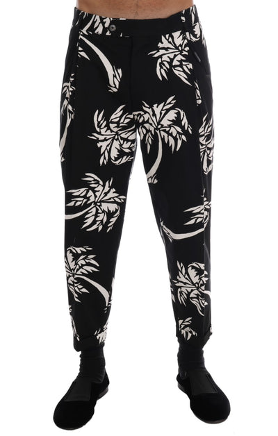 Dolce & Gabbana Elegant Tree Print Ankle Trousers - Masuh best bargains 