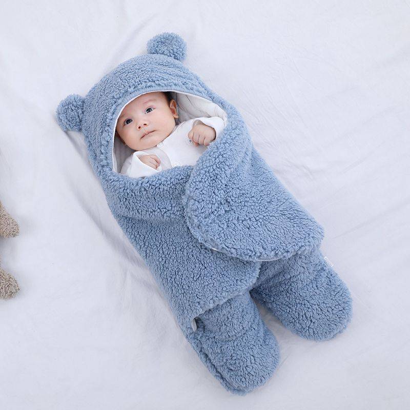 Baby Sleeping Bag Envelope for Newborn Baby Winter Swaddle Blanket - Masuh best bargains 