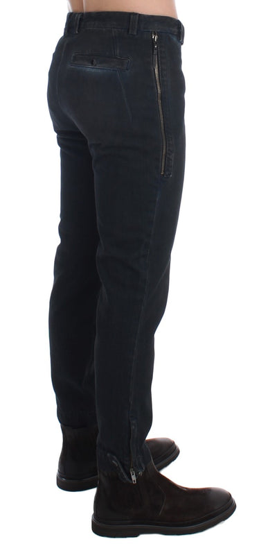 Costume National Chic Blue Slim Fit Denim Jeans - Masuh best bargains 