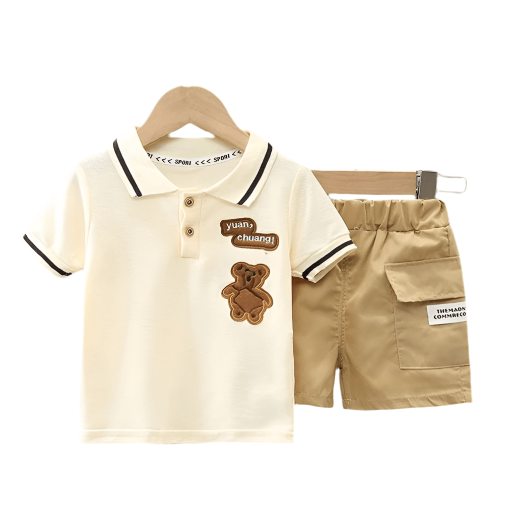 Baby Boy Clothes Set T-shirt+Shorts Kids Boy Summer Clothing Set - Masuh best bargains 