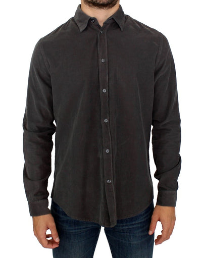 GF Ferre Chic Green Cotton Casual Men's Shirt - Masuh best bargains 