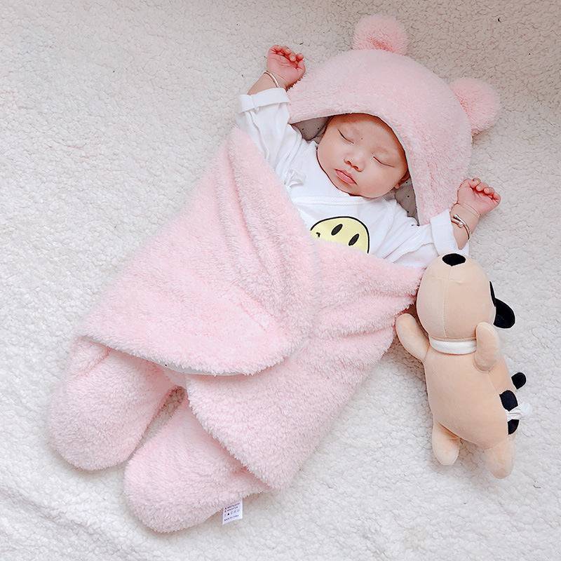 Baby Sleeping Bag Envelope for Newborn Baby Winter Swaddle Blanket - Masuh best bargains 