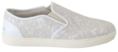 Dolce & Gabbana Elegant Off White Loafers for Ladies - Masuh best bargains 
