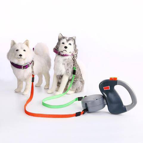 Retractable Dual Pet Dog Walking rope - Masuh best bargains 