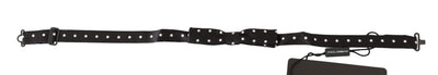 Dolce & Gabbana Elegant Black Polka Dot Silk Bow Tie - Masuh best bargains 