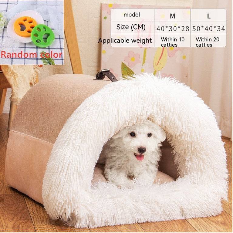 New Splice Portable Pet Nest Portable Autumn And Winter Warm Dog Nest - Masuh best bargains 