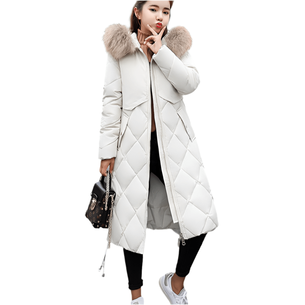 Women's Winter Warm Down Coat  Hooded Parka Puffer Jacket Long Overcoat - Masuh best bargains 