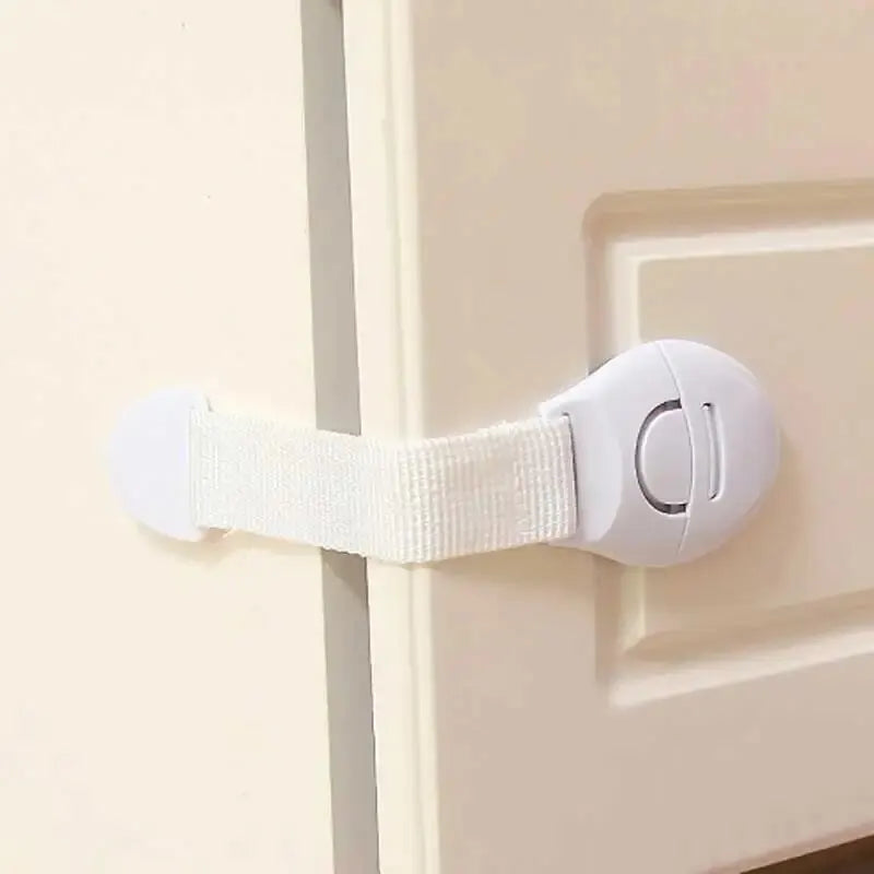 10PCS Baby Safety Lock Drawer Lock Multi-functional Child Anti-pinch Safety Lock Toilet Latch Safety Products - Masuh best bargains 