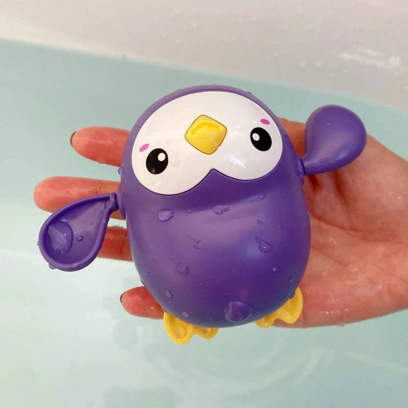 Baby Bathing Toy Kids Cute Duck Penguin Egg Water Spray Sprinkler Bathroom Sprinkling Shower - Masuh best bargains 