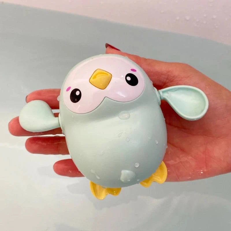 Baby Bathing Toy Kids Cute Duck Penguin Egg Water Spray Sprinkler Bathroom Sprinkling Shower - Masuh best bargains 