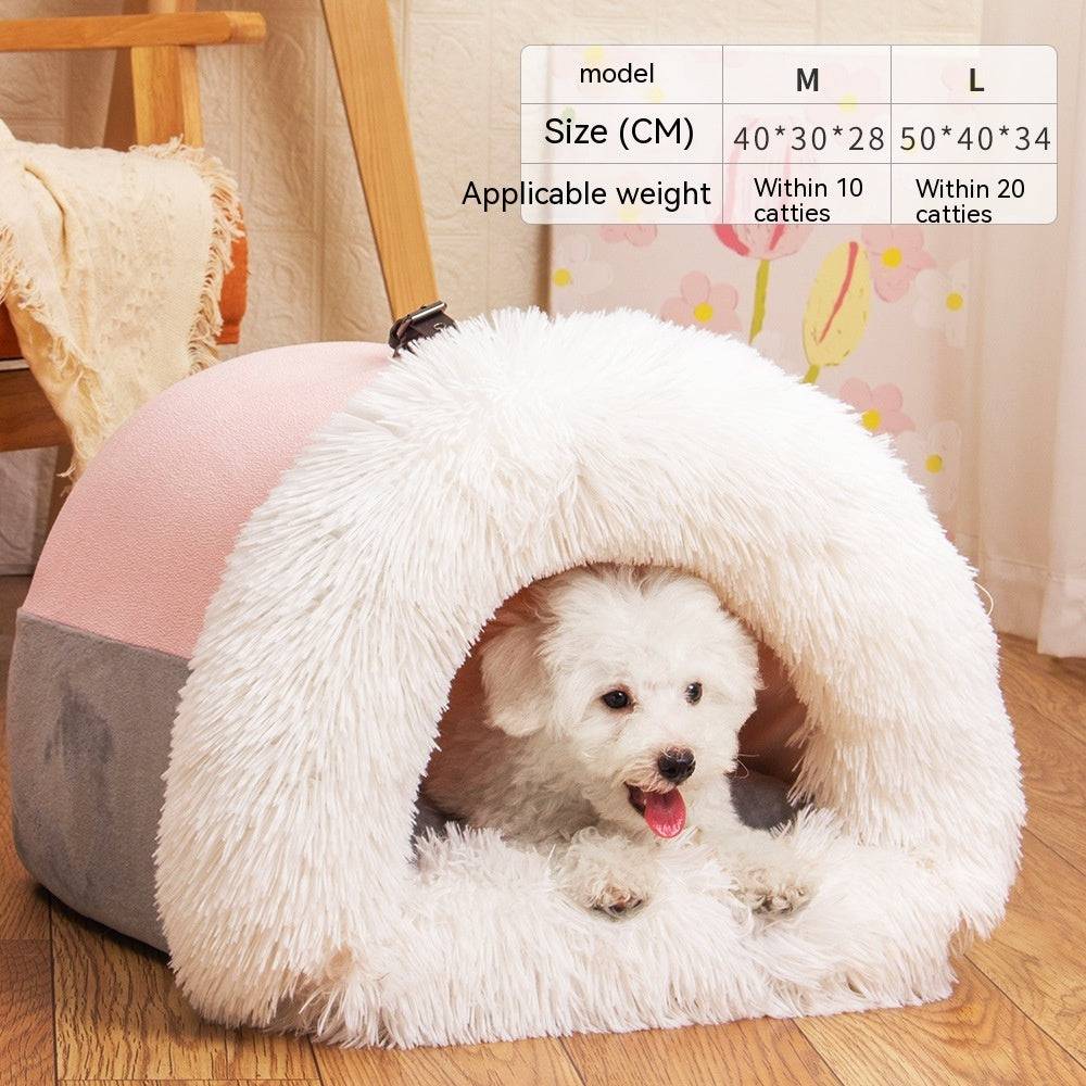 New Splice Portable Pet Nest Portable Autumn And Winter Warm Dog Nest - Masuh best bargains 