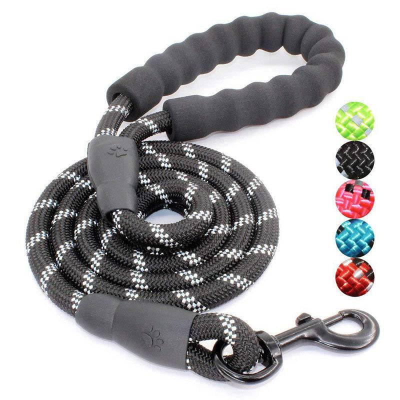 Pet Leash With Reflective & Comfortable Padded Handle For Small; Medium And Large Dogs - Masuh best bargains 